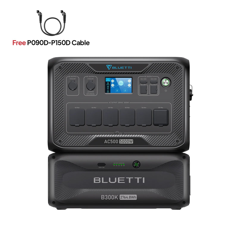 Bluetti AC500 + B300K | Battery Power Station Kit