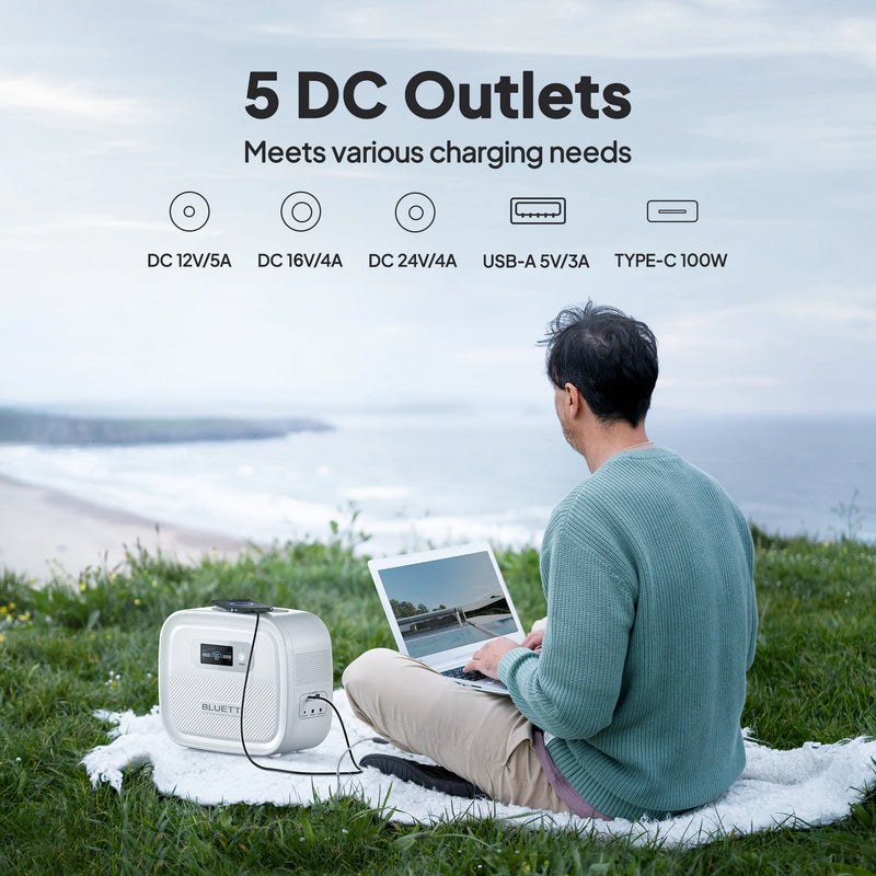 Bluetti X60 614Wh CPAP Power Bank for Camping, Travel & Emergencies
