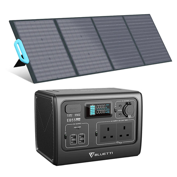Bluetti EB55+PV120 | Solar Power Station Kit