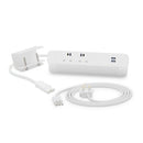 OE Pace Desk Kit | White | Twin UK 13A & USB