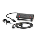 OE Black Panda Desk Kit : Panda Socket Unit - 13A | USB | 13A, with UK 13A Starter Lead