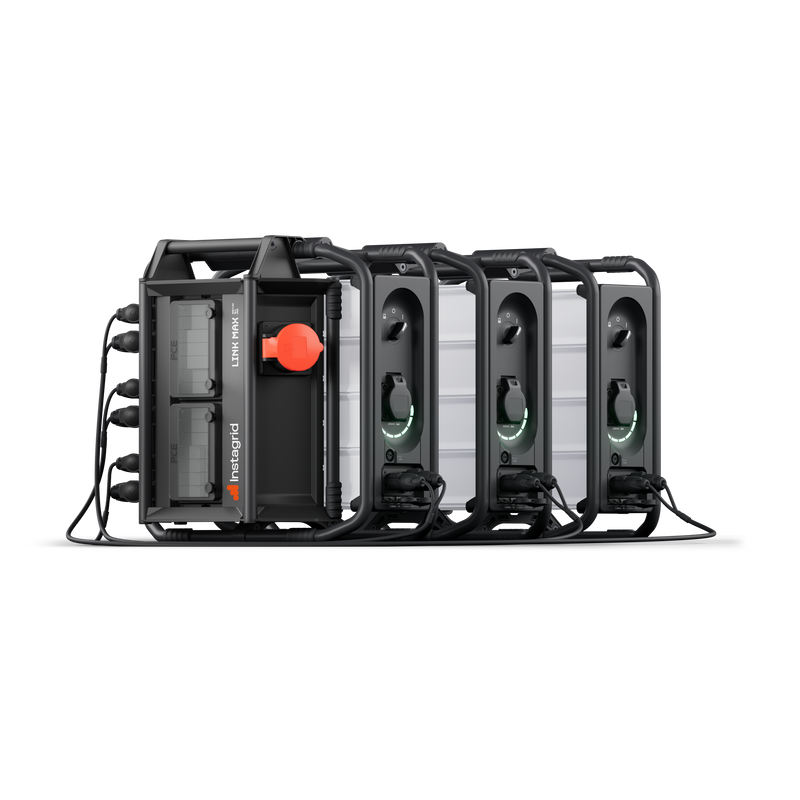 Instagrid LINK MAX for combining three Instagrid ONEs to create a 16A 3phase 400V Output