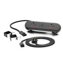 OE BlackICE Desk Kit 25 : blackICE Socket Unit - 13A | USB A+C 25W | 13A, with UK 13A Starter Lead