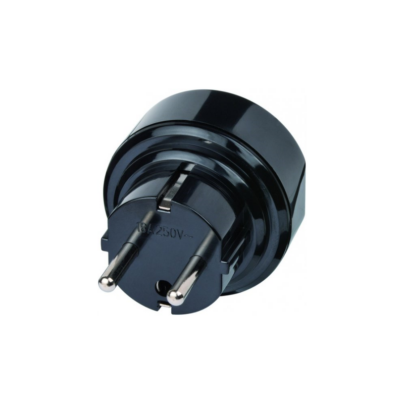European Shuko Plug to UK 13A Socket Adaptor