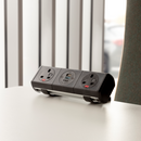 OE Panda Black Socket Unit - 13A | USB | 13A