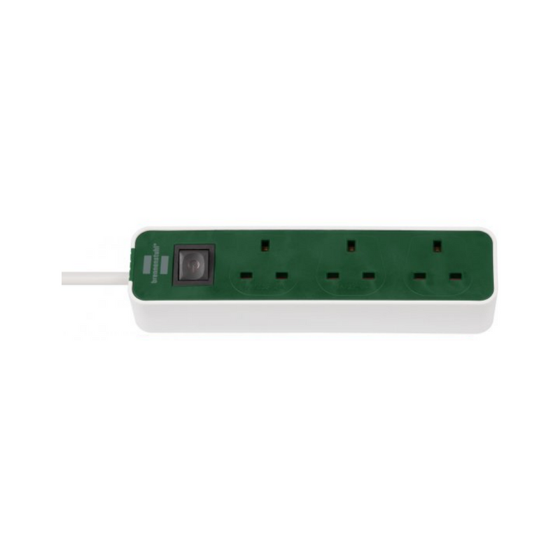 Ecolor 3-way UK 13A Extension Lead