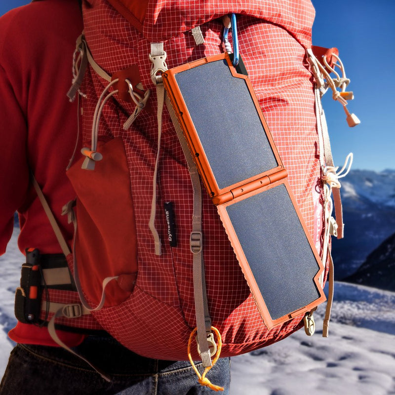 Xtorm 20W PD Waterproof SUPER Solar Charger 10,000mAh on backpack